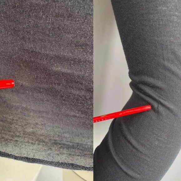 Y2K Vintage Miss Sixty Button V-neck Top Long Sleeve - Picture 4 of 4